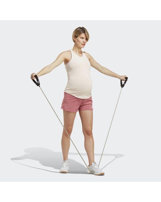 Adidas Multicolor Aeroready Train Essentials Slim-Fit Tank Top (Maternity)