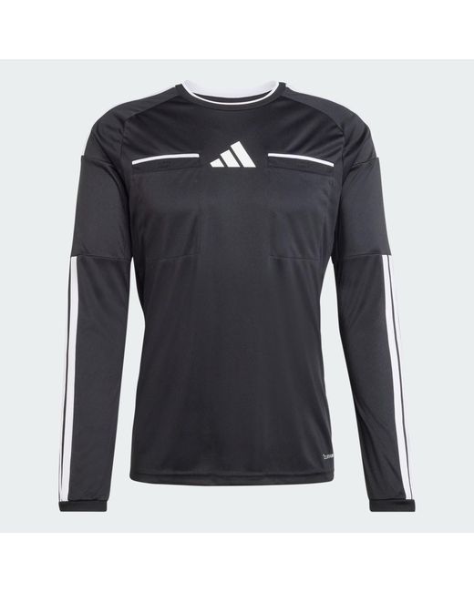 Adidas Black Referee 26 Jersey Long Sleeve for men