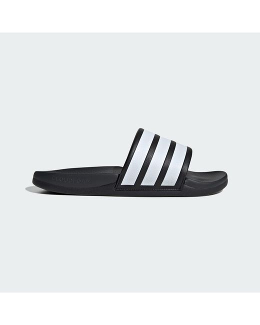 Adidas Black Adilette Comfort 2.0 Slides