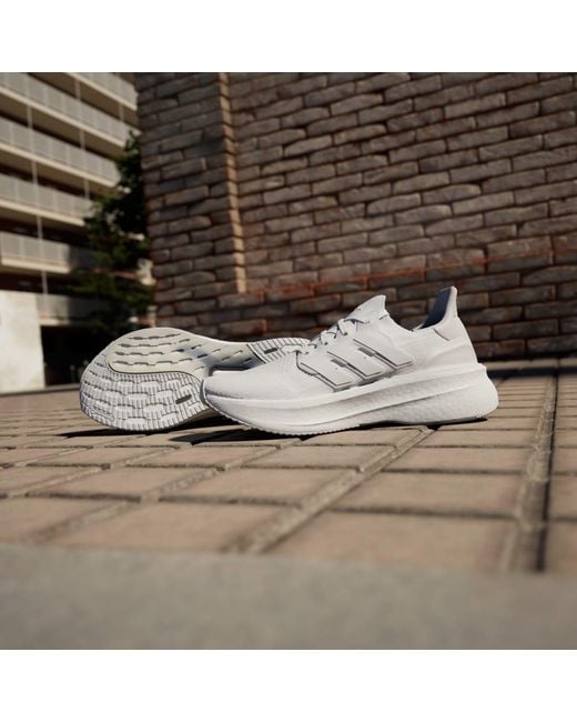 Adidas White Ultraboost 5 Shoes for men