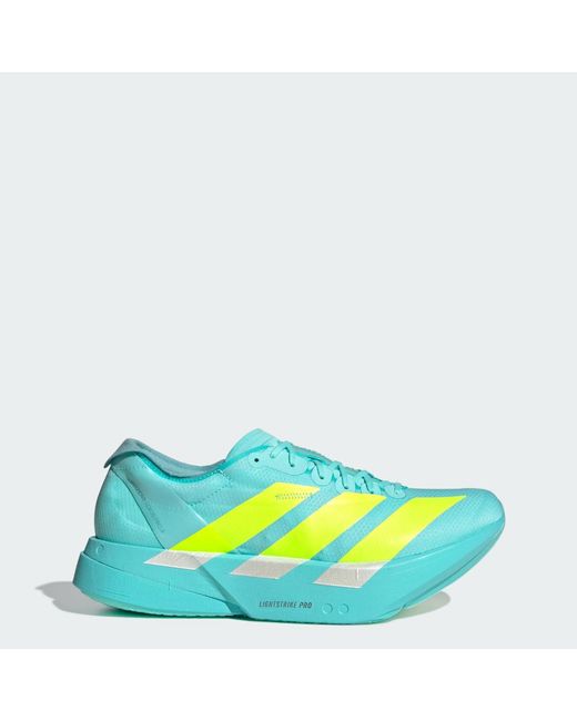 Adidas Blue Adizero Adios Pro 4 Shoes for men