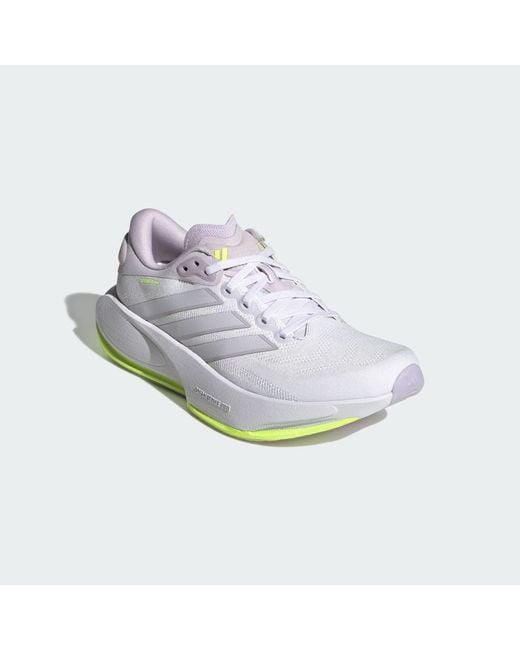 Adidas White Supernova Prima 3 Running Shoes