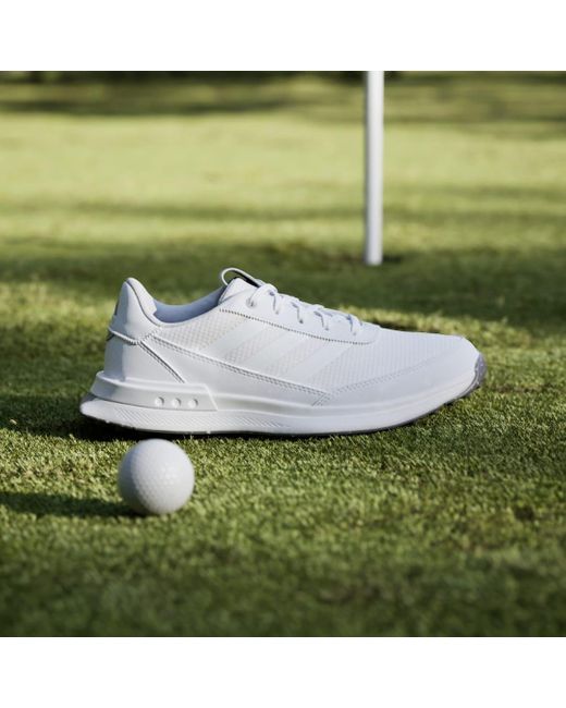 Adidas White S2g 24 Spikeless Golf Shoes