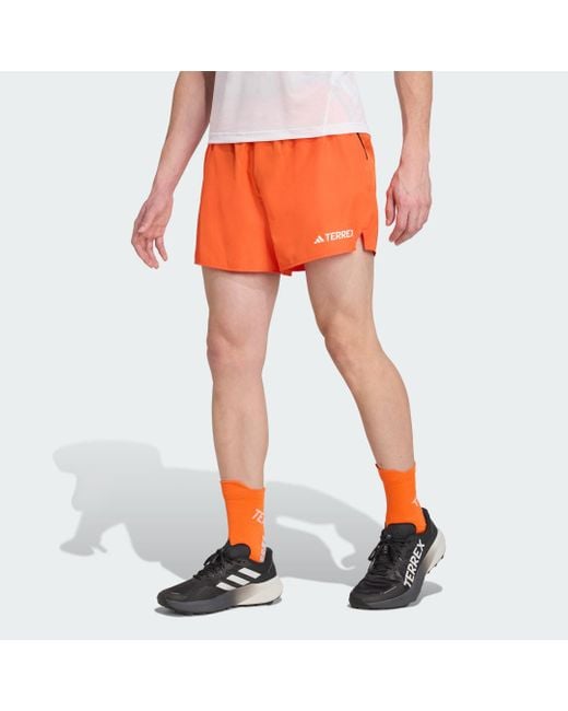 Adidas Terrex Multi Light Shorts in Orange für Herren