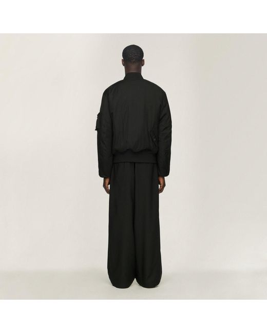 Adidas Black Y-3 Nylon Bomber Jacket