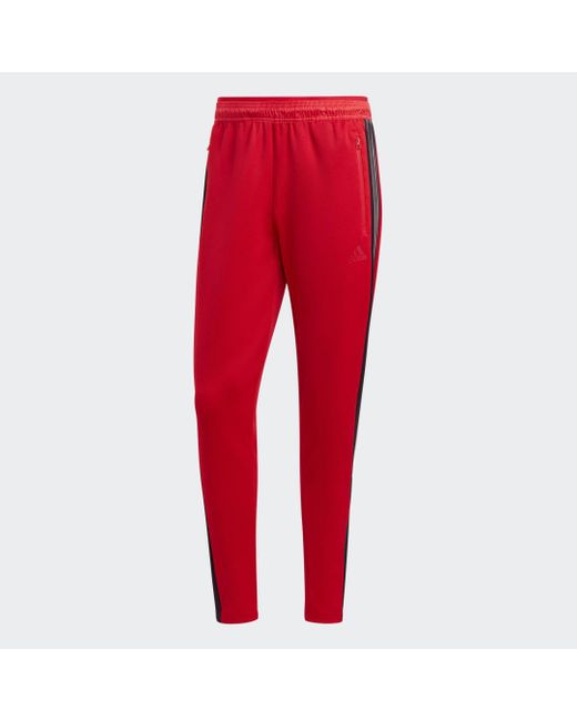 Adidas Red Tiro Suit-Up Advanced Track Pants for men
