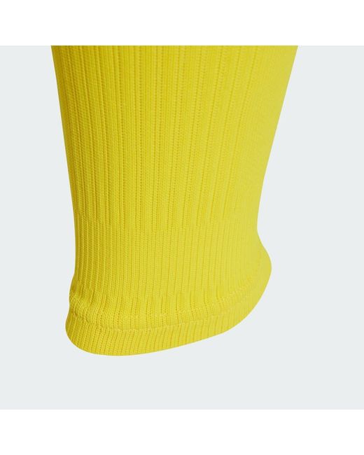 Adidas Yellow Team Sleeve 23 Knee Socks