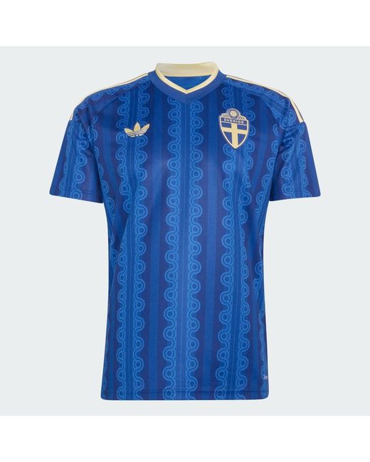 Adidas Blue Sweden 26 Away Jersey for men