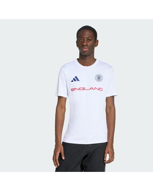 Adidas White Fifa World Cup 26 England Jersey for men