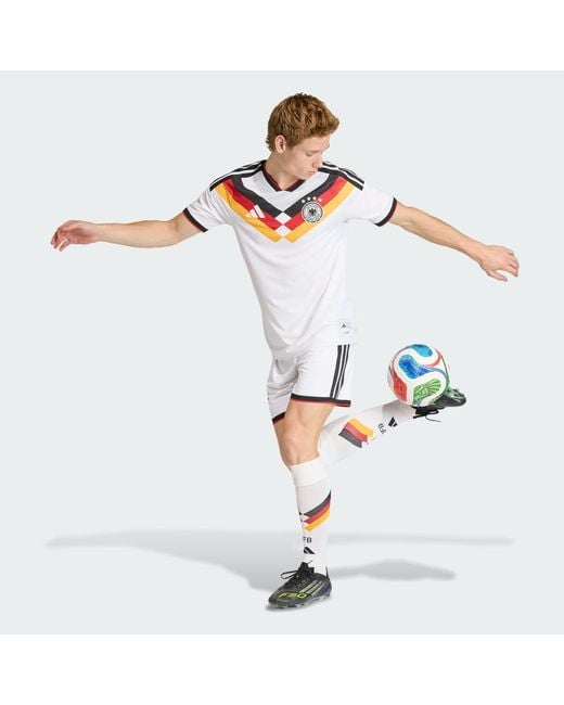 Adidas White Germany 26 Home Authentic Shorts for men