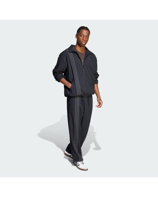 Top Da Pista Fashion Seersucker Firebird di Adidas in Blue da Uomo