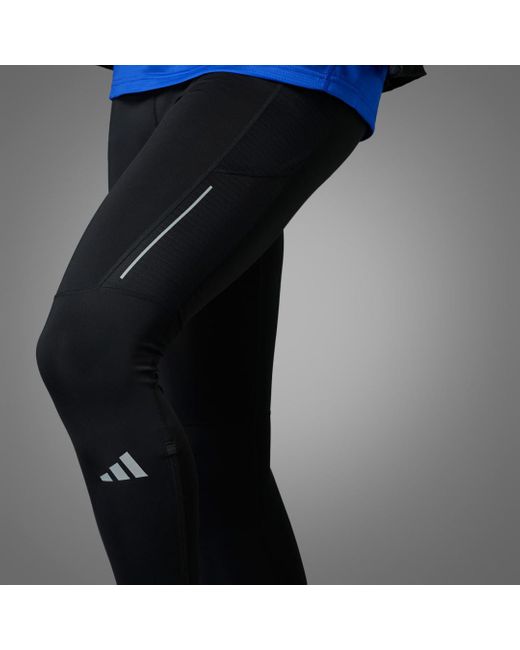 Adidas Black Own The Run Leggings for men