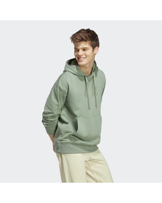 Adidas Green All Szn French Terry Hoodie for men