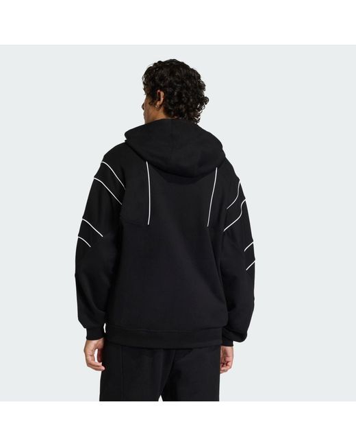 Sudadera Con Capucha Cutline Adidas de hombre de color Black