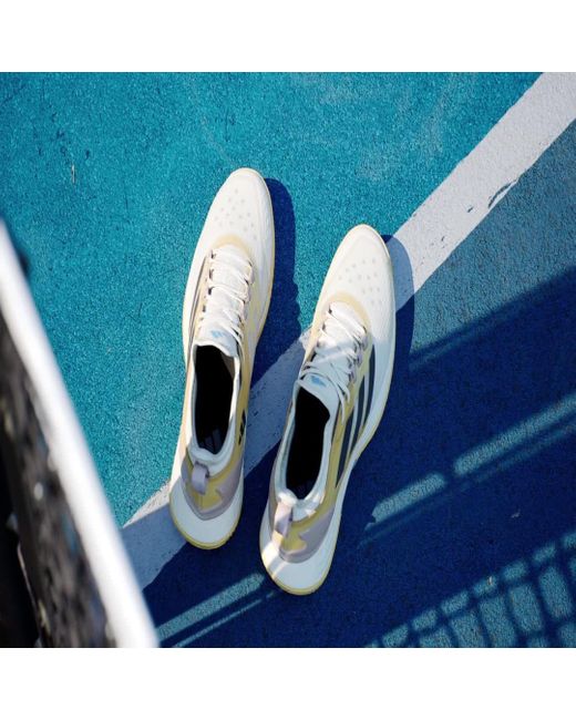 Adidas Yellow Adizero Ubersonic.1 Tennis Shoes