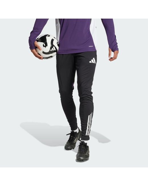 Adidas Purple Manchester United Tiro 25 Competition Training Pants for men