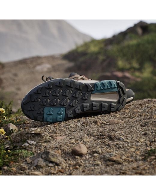 Adidas Green Terrex Anylander Hiking Shoes for men