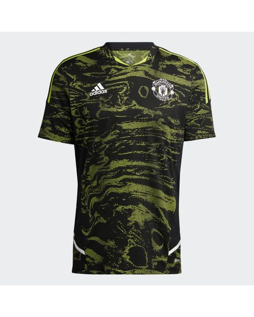Adidas Green Manchester United Condivo 22 Pro Jersey for men