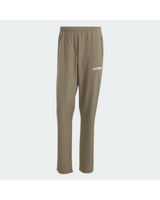 Adidas Natural Multi Essentials Stretch Joggers for men