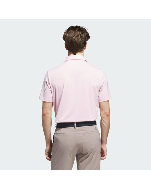 Adidas Red Ultimate365 Solid Polo Shirt for men
