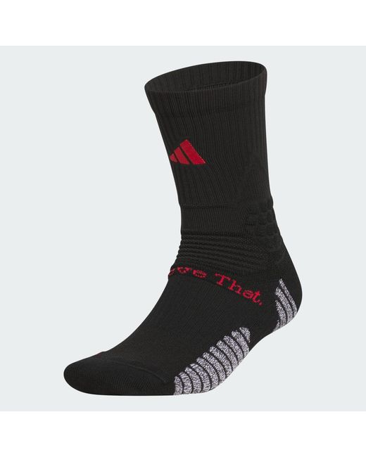 Adidas Black Crew Socks for men