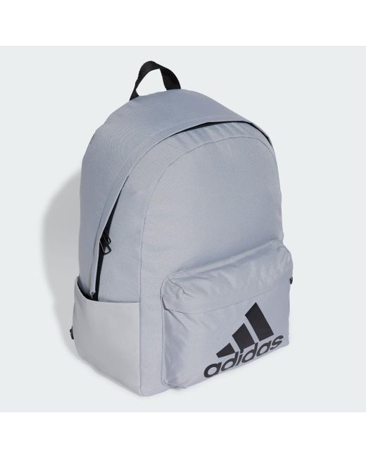 Adidas Gray Classic Badge Of Sport Backpack