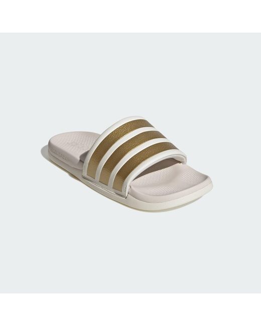 Adidas Metallic Adilette Comfort 2.0 Slides