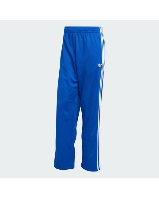 Adidas Blue Firebird Adicolor Mesh Track Pants for men