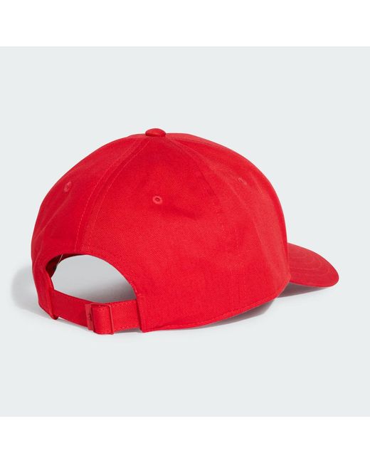 Adidas Red New Logo Baseball Cap