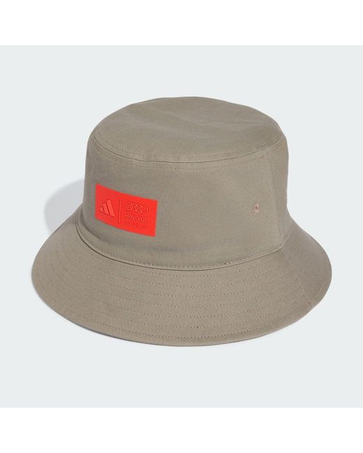 Adidas Gray Audi Revolut F1 Team Elevated Bucket Hat