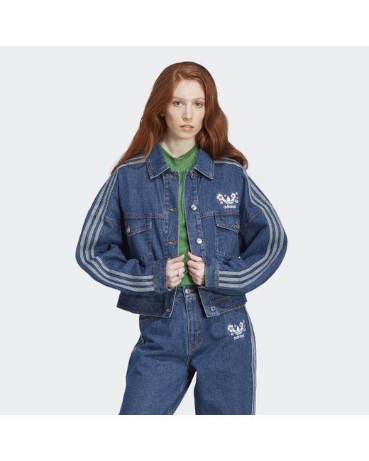 Adidas Blue Denim Jacket