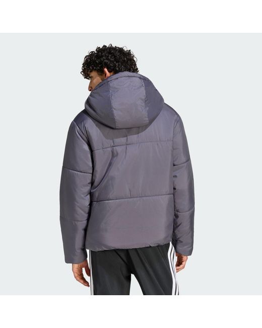 Adidas Originals Blue Essentials Highloft Insulated Puffer Jacket for men