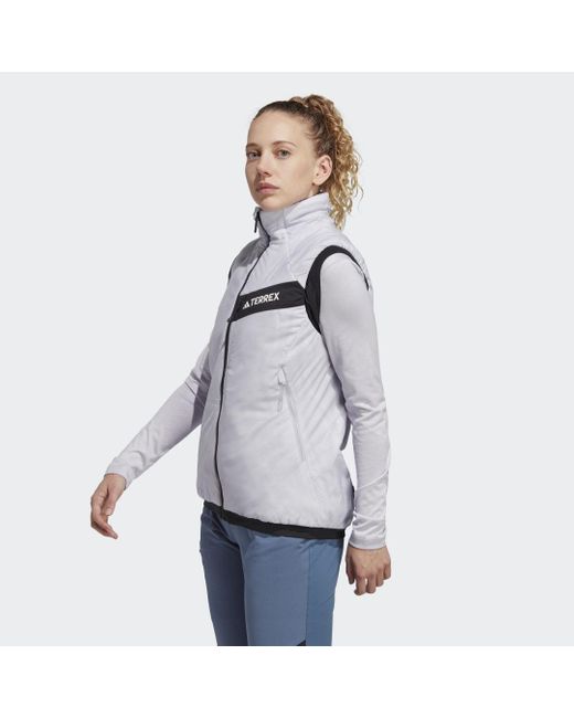 Adidas Gray Techrock Stretch Primaloft Vest