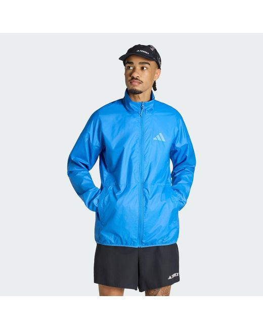 Adidas Blue Terrex Multi Clima365 Windweave Jacket for men