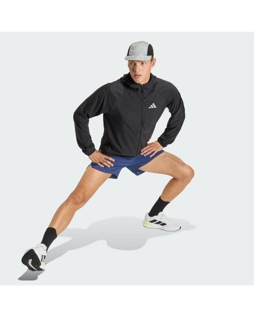 Adidas Black Adi365 Running Essentials Jacket for men
