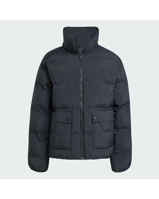 Adidas Blue Originals Synthetic Down Puffer for men