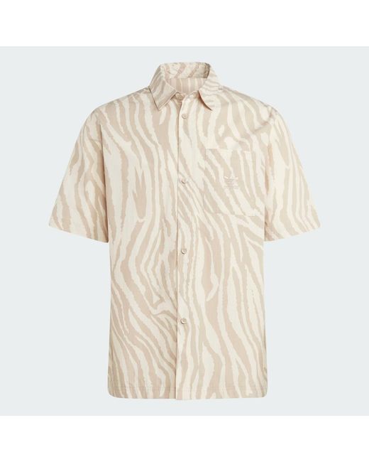 Adidas Natural Graphics Animal Short Sleeve Shirt for men