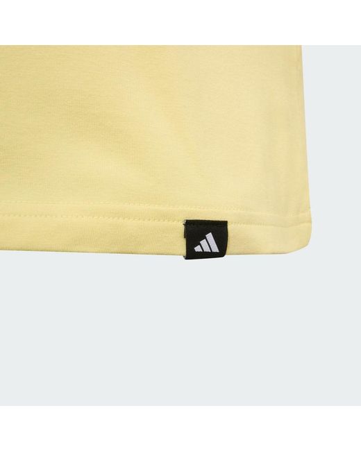Adidas Yellow Codes Doodle Surf Graphic Tee