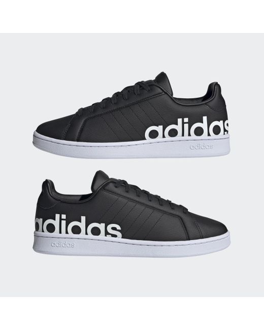 adidas Kant Grand Court Base Beyond Schoenen in het Zwart voor heren - Lyst