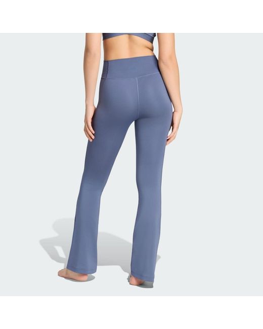 Adidas Blue All Me Essentials Flare Leggings