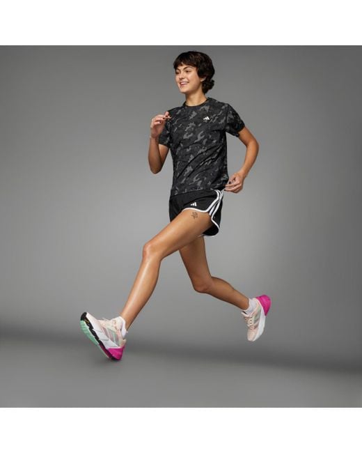 Adidas Gray Marathon 20 Running Shorts
