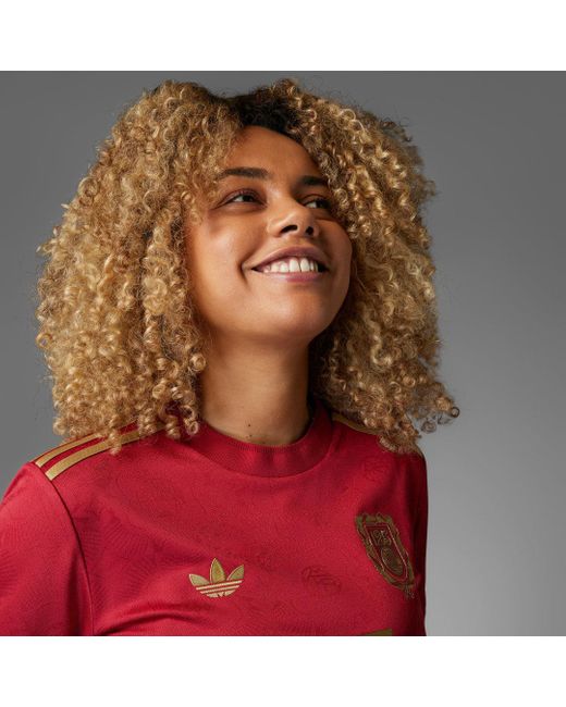 Maglia Anniversary Fc Bayern München di Adidas in Red