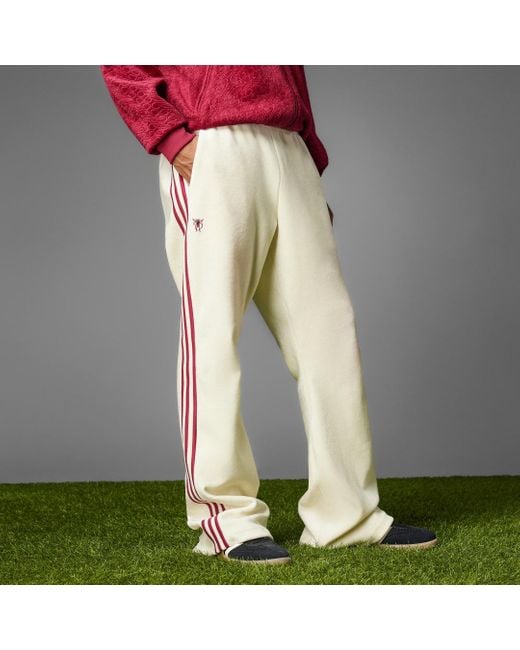 Adidas White Jude Bellingham Track Tracksuit Bottoms for men