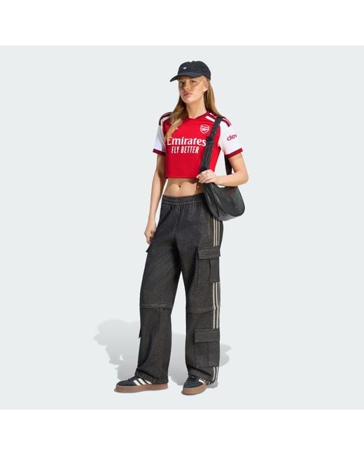 Adidas Red Arsenal Fc 26/27 Home Cropped Jersey