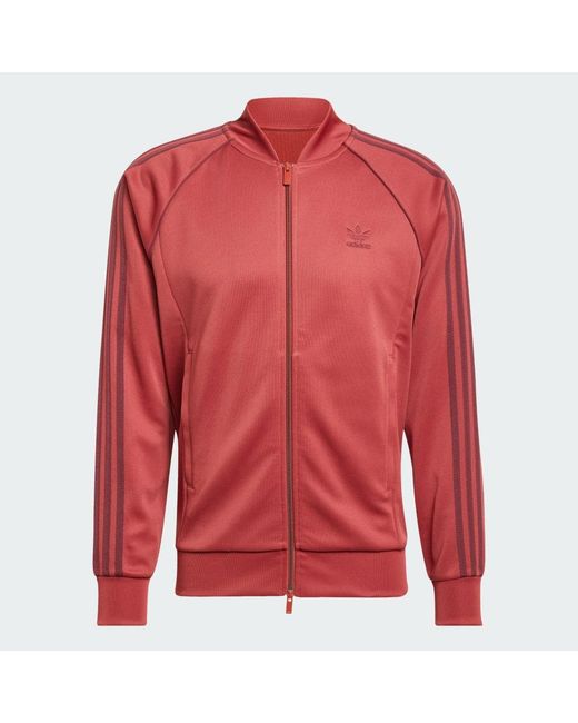 Adidas Red Adicolor Classics Sst Track Jacket for men