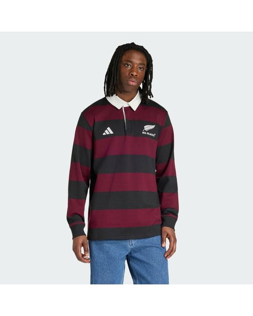 Adidas Red All Blacks Heritage Polo for men