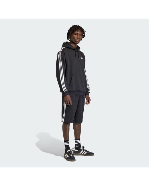 Adidas Black Adicolor Classics 3-Stripes Hoody for men