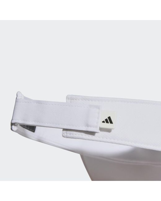 Adidas White Aeroready Visor