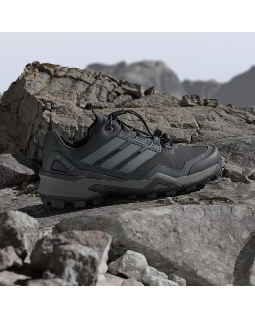Adidas Black Terrex Skychaser Gore-Tex Hiking Shoes
