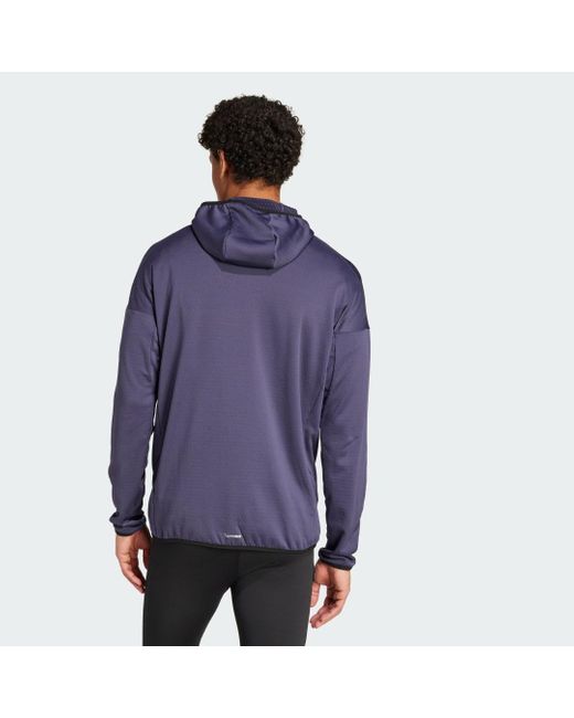 Chaqueta Con Capucha Terrex Xperior Climawarm Light Fleece Adidas de hombre de color Blue
